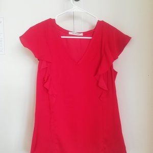 Cute red top by Promod (French brand) - medium siz